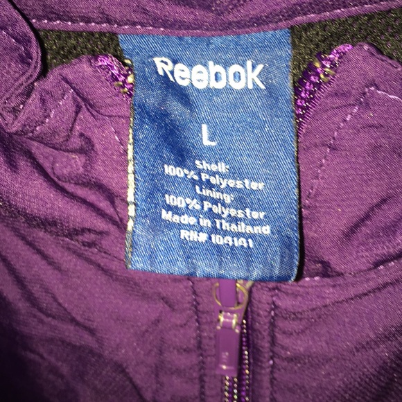 Purple Reebok jacket - Picture 3 of 3